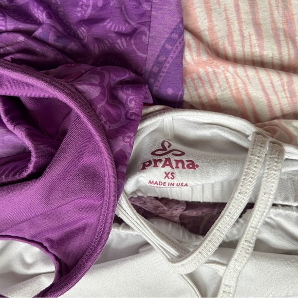 Lot of three stylish Prana henna print tank/bra tops! - Picture 4 of 5